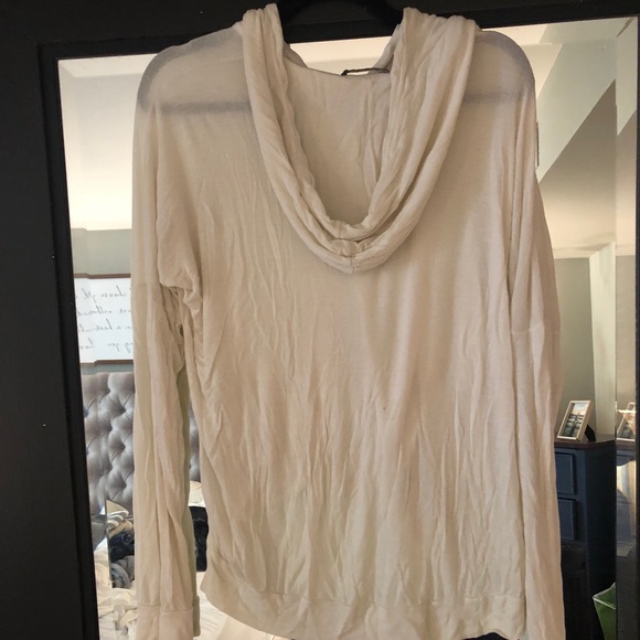 Cream hooded pullover - Picture 3 of 3